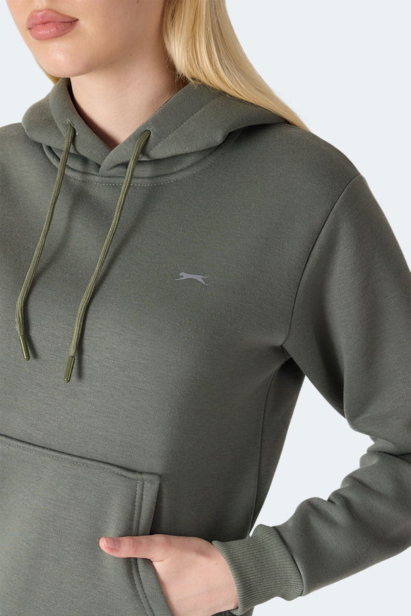 Slazenger MISTY I Kadın Haki Sweatshirt