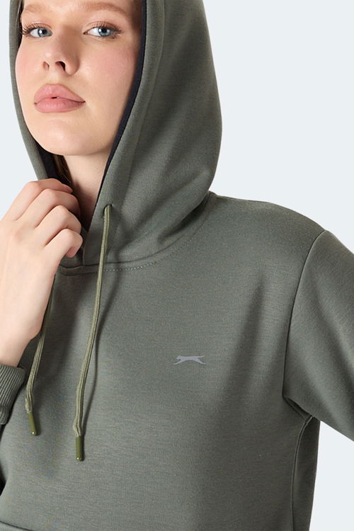 Slazenger MISTY I Kadın Haki Sweatshirt