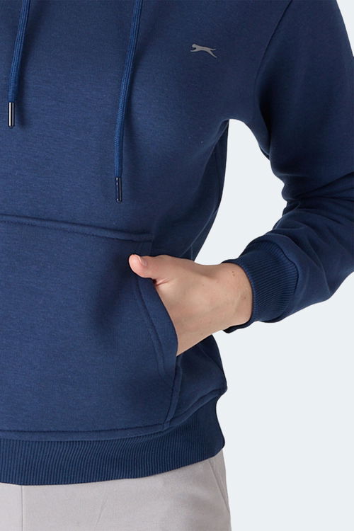 Slazenger MISTY I Kadın Kapüşonlu Lacivert Sweatshırt Slazenger MISTY I Kadın Kapüşonlu Lacivert Sweatshırt