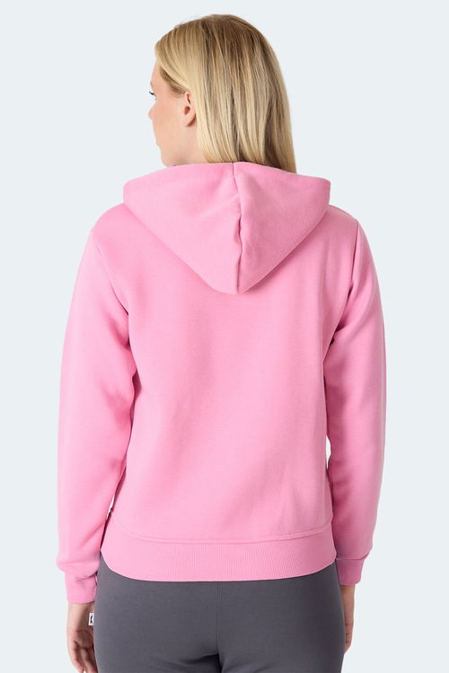 Slazenger MISTY I Kadın Kapüşonlu Pembe Sweatshırt Slazenger MISTY I Kadın Kapüşonlu Pembe Sweatshırt