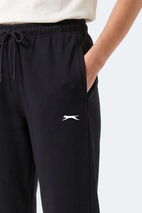 Slazenger MONESA I Kadın Bol Paça Siyah Eşofman Altı