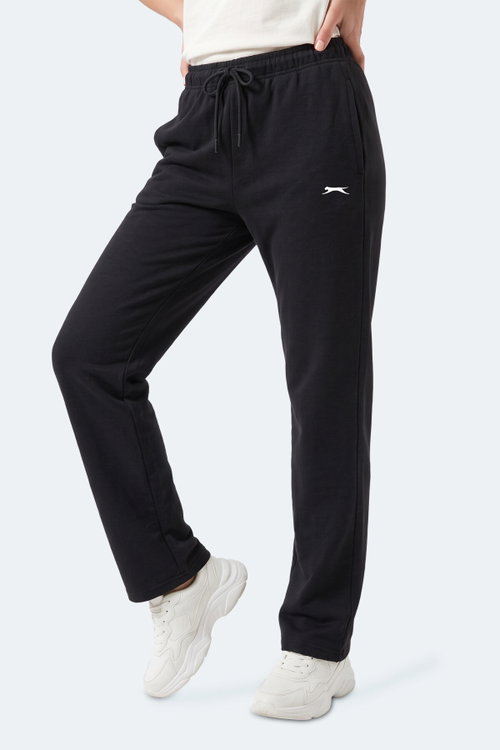 Slazenger MONESA I Kadın Bol Paça Siyah Eşofman Altı