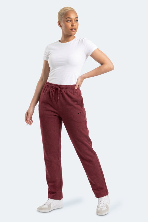 Slazenger MONESA I Kadın Bordo Eşofman Altı
