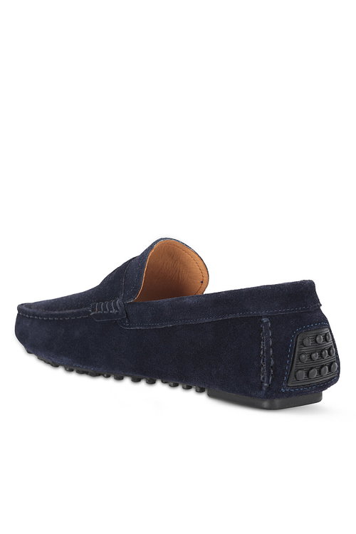 Slazenger MONTANA I Erkek Deri Lacivert Süet Comfort