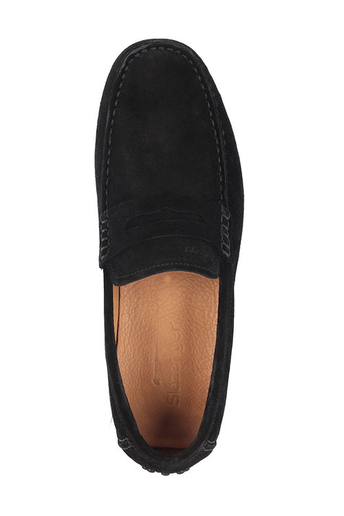 Slazenger MONTANA I Erkek Deri Siyah Süet Comfort