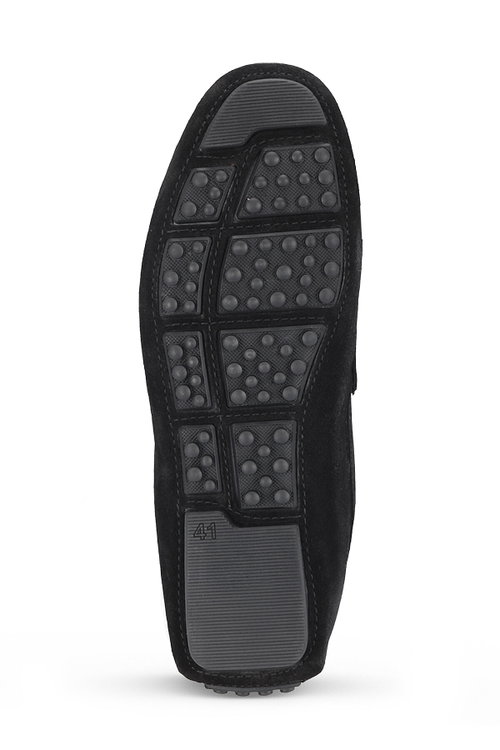 Slazenger MONTANA I Erkek Deri Siyah Süet Comfort