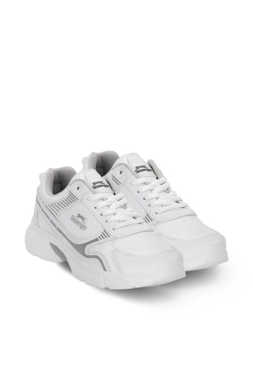 Slazenger MONTERO I Erkek Beyaz / Gri Koşu & Yürüyüş Spor Ayakkabısı