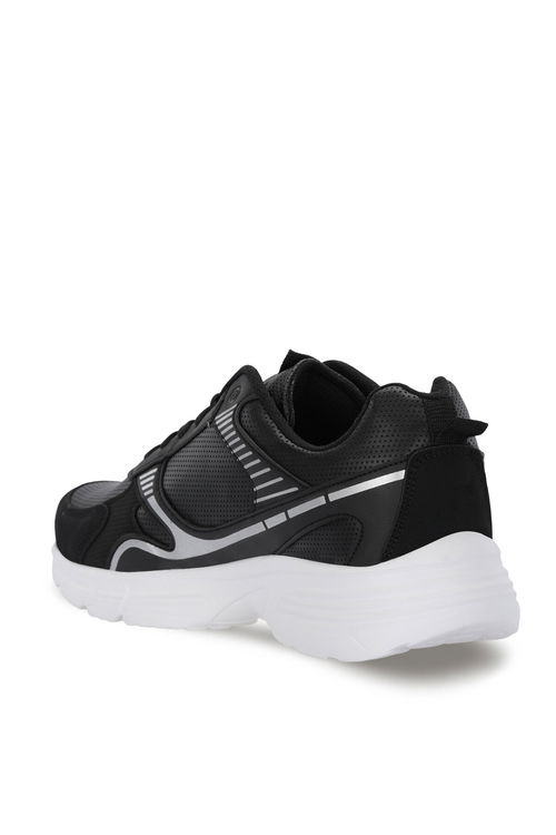 Slazenger MONTERO I Erkek Siyah / Beyaz Koşu & Yürüyüş Spor Ayakkabısı