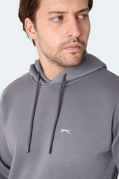 Slazenger MOONLIGHT I Erkek Gri Sweatshirt