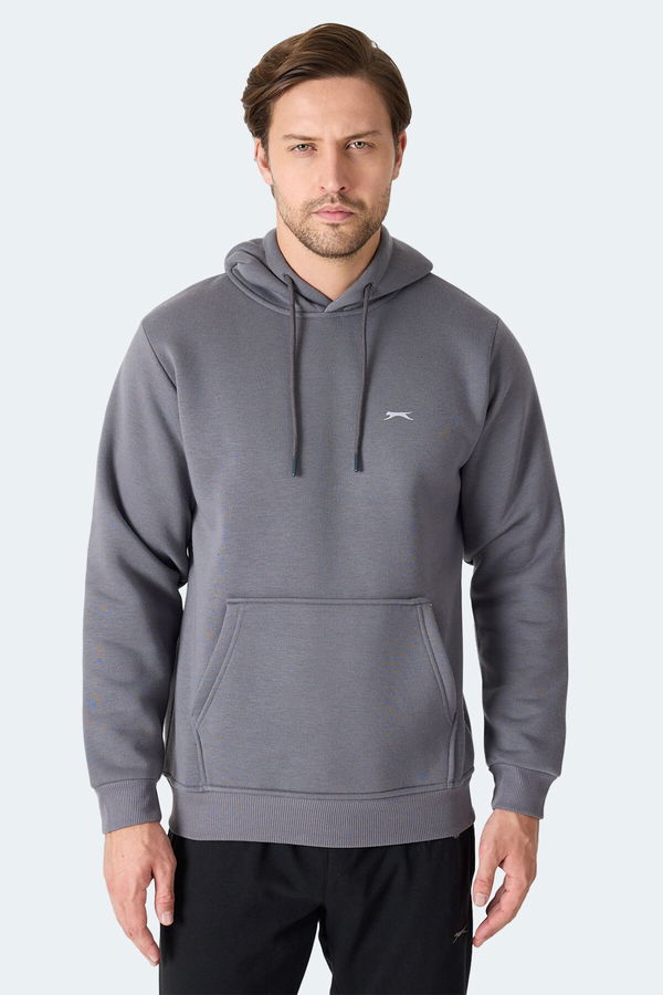 Slazenger MOONLIGHT I Erkek Gri Sweatshirt