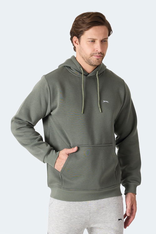 Slazenger MOONLIGHT I Erkek Haki Sweatshirt