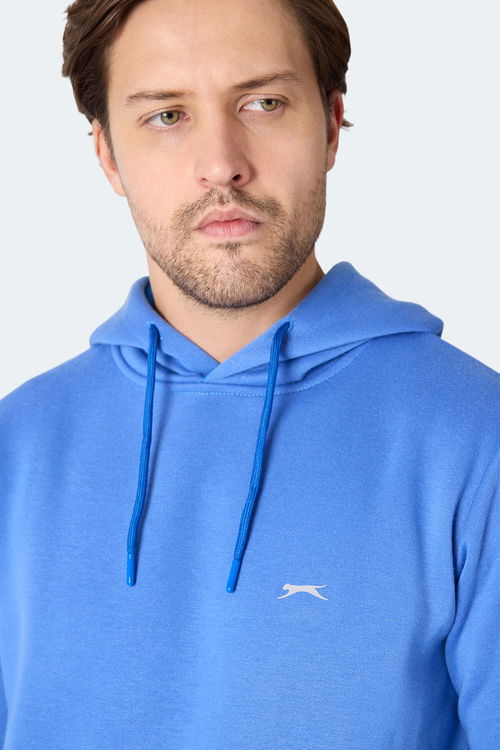 Slazenger MOONLIGHT I Erkek Kapüşonlu Indigo Sweatshırt Slazenger MOONLIGHT I Erkek Kapüşonlu Indigo Sweatshırt