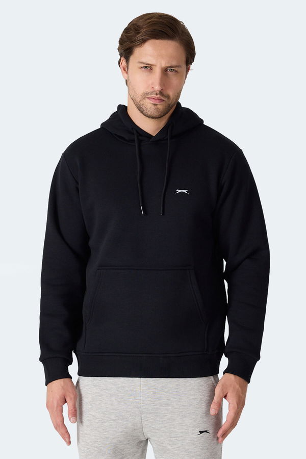 Slazenger MOONLIGHT I Erkek Siyah Sweatshirt
