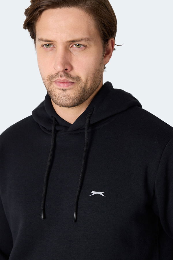 Slazenger MOONLIGHT I Erkek Siyah Sweatshirt