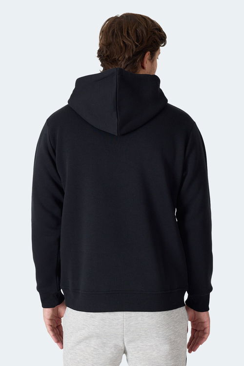 Slazenger MOONLIGHT I Erkek Siyah Sweatshirt