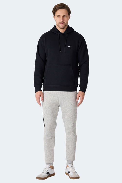 Slazenger MOONLIGHT I Erkek Siyah Sweatshirt