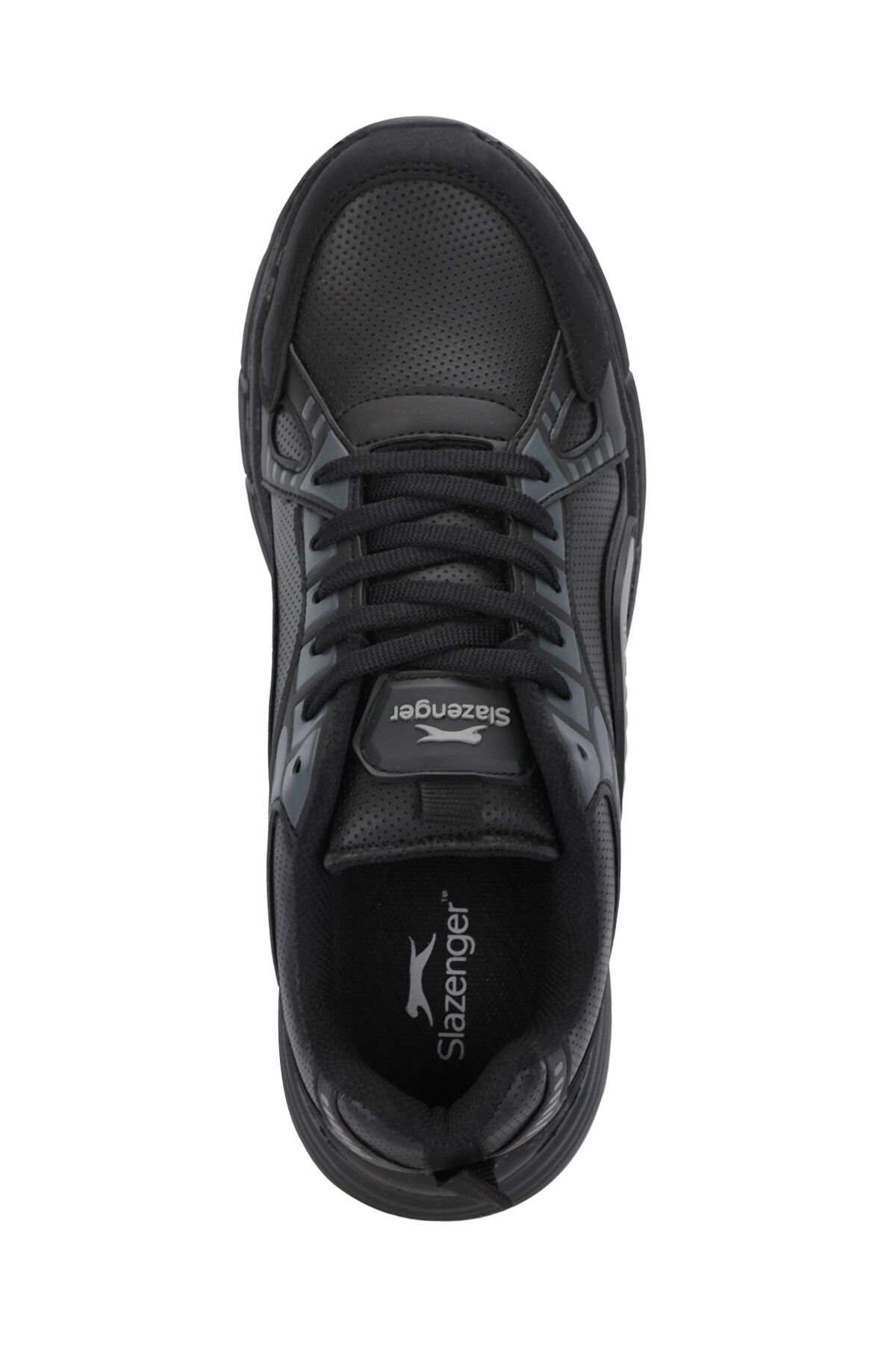 Slazenger MOSSPORT I Erkek Siyah / Koyu Gri Koşu & Yürüyüş Spor Ayakkabısı - Thumbnail