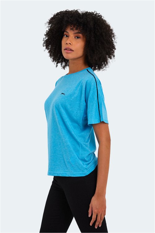 Slazenger MOYNA Kadın Kısa Kol T-Shirt Mavi