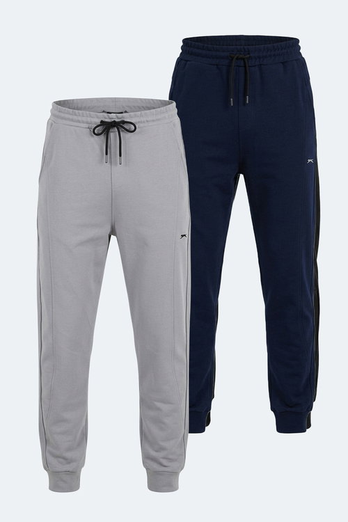 Slazenger NACIO 2 Lİ SET Erkek Lacivert - Gri Eşofman Altı