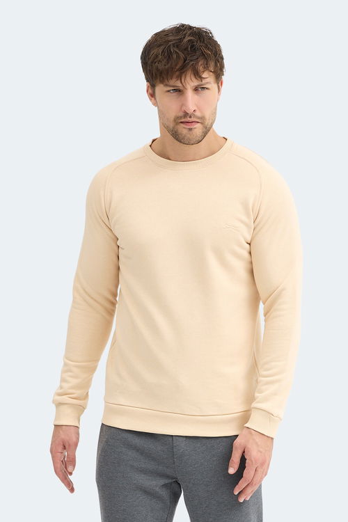 Slazenger NADAV Erkek Bej Sweatshırt