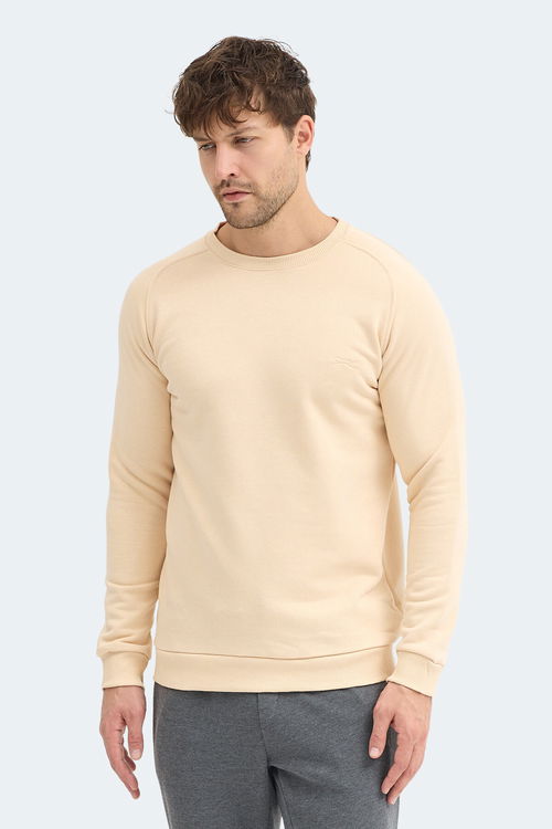 Slazenger NADAV Erkek Bej Sweatshırt