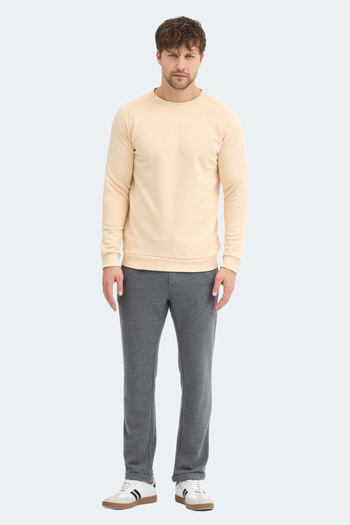 Slazenger NADAV Erkek Bej Sweatshırt