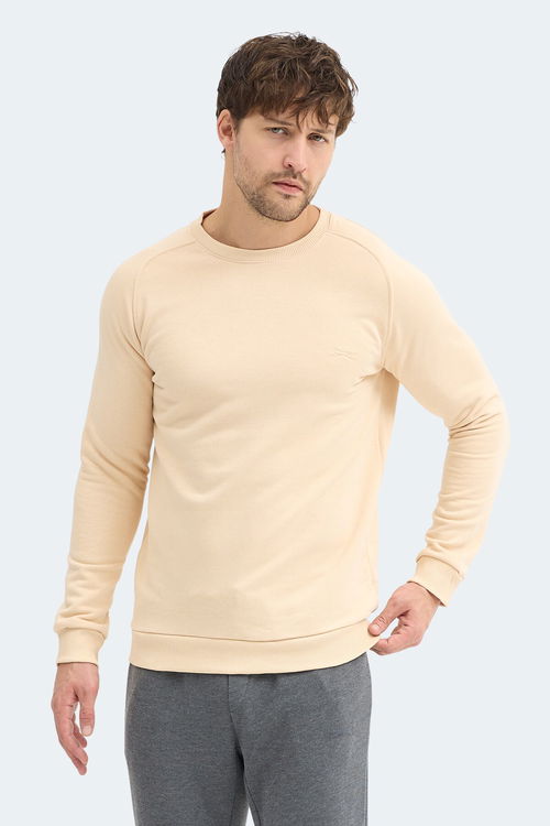Slazenger NADAV Erkek Bej Sweatshırt
