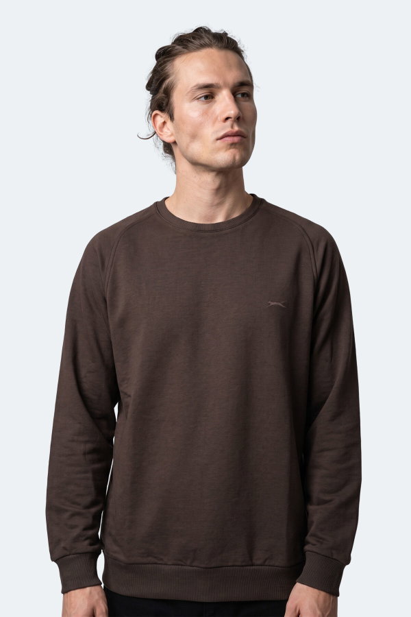 Slazenger NADAV Erkek Kahve Sweatshırt