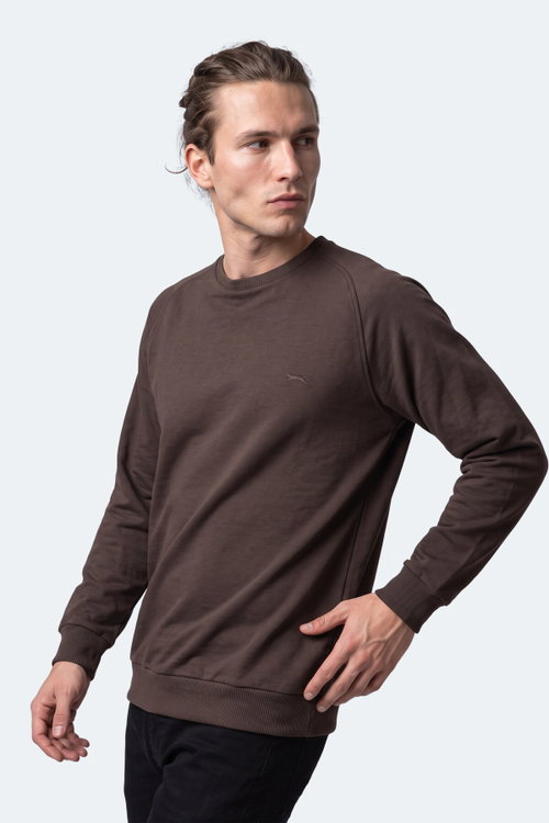 Slazenger NADAV Erkek Kahve Sweatshırt