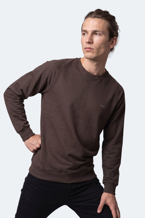 Slazenger NADAV Erkek Kahve Sweatshırt
