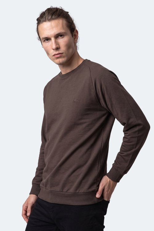 Slazenger NADAV Erkek Kahve Sweatshırt