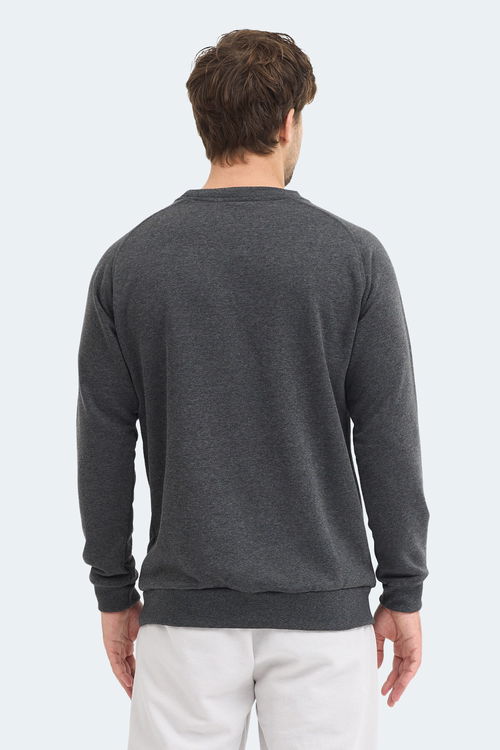 Slazenger NADAV Erkek Koyu Gri Sweatshırt