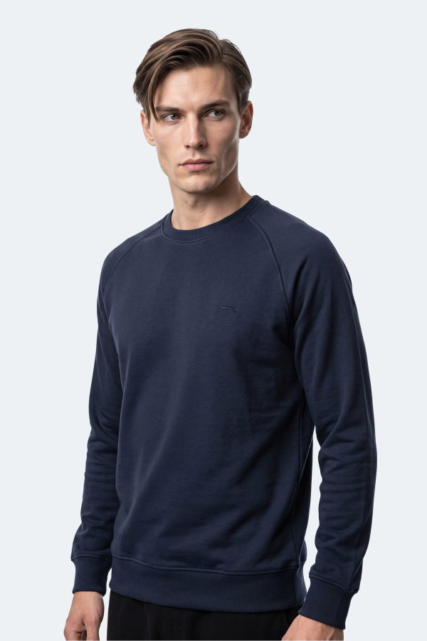 Slazenger NADAV Erkek Lacivert Sweatshırt