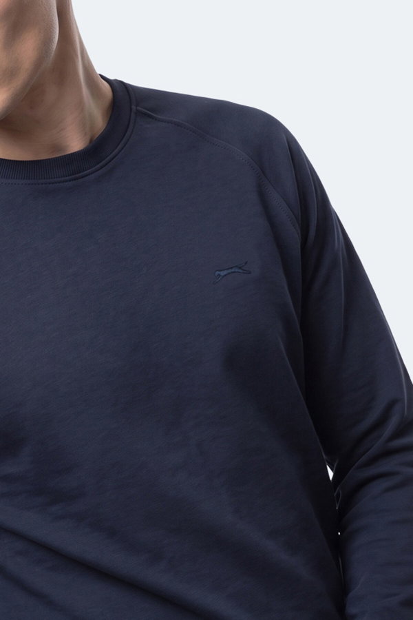 Slazenger NADAV Erkek Lacivert Sweatshırt