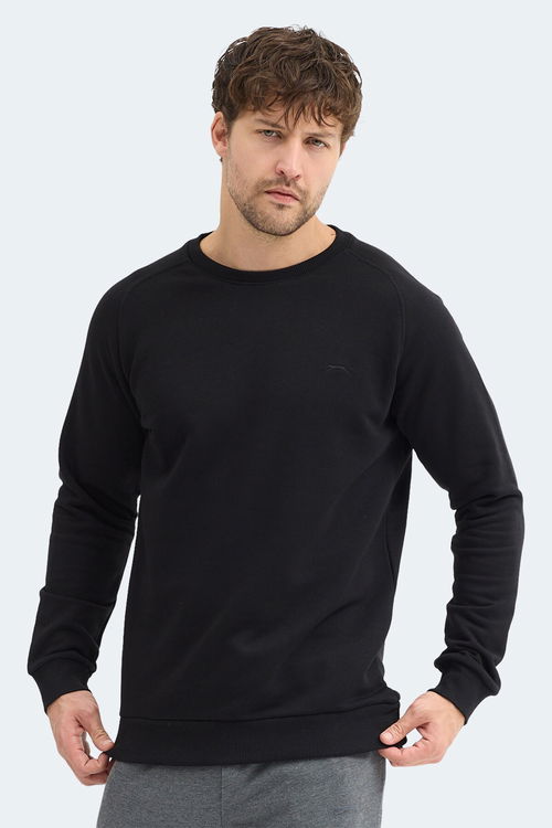 Slazenger NADAV Erkek Siyah Sweatshırt