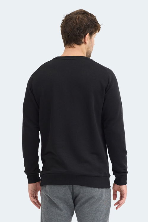 Slazenger NADAV Erkek Siyah Sweatshırt