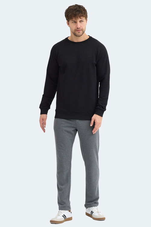 Slazenger NADAV Erkek Siyah Sweatshırt