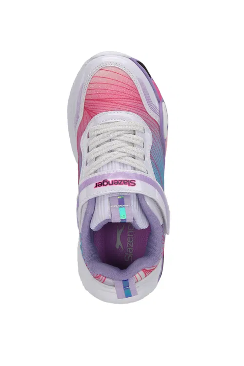 Slazenger NADIA Kız Çocuk Beyaz / Lila Günlük Spor Ayakkabısı