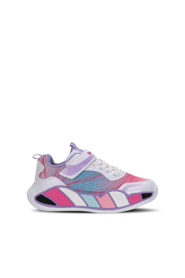 Slazenger NADIA Kız Çocuk Beyaz / Lila Günlük Spor Ayakkabısı