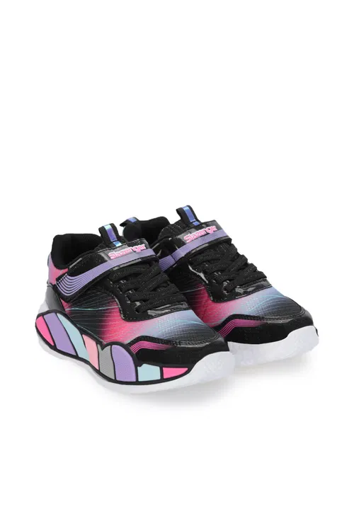 Slazenger NADIA Kız Çocuk Siyah / Fuşya Günlük Spor Ayakkabısı