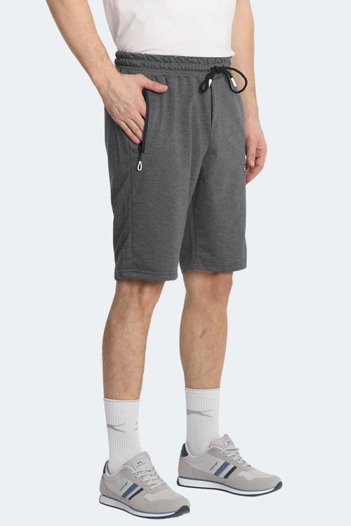 Slazenger NAGI IN 2 Lİ SET Erkek Siyah - Koyu Gri Şort