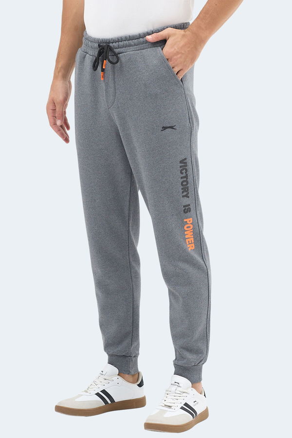 Slazenger NAHAL I Erkek Cepli Koyu Gri Eşofman Altı
