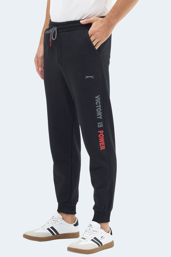 Slazenger NAHAL I Erkek Cepli Siyah Eşofman Altı