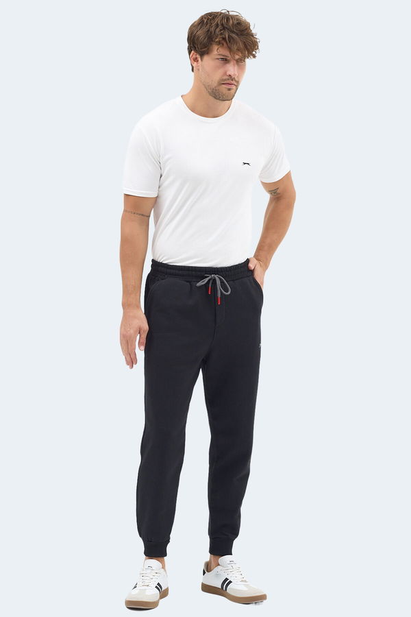 Slazenger NAHAL I Erkek Cepli Siyah Eşofman Altı