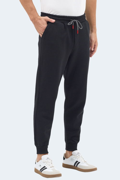 Slazenger NAHAL I Erkek Cepli Siyah Eşofman Altı
