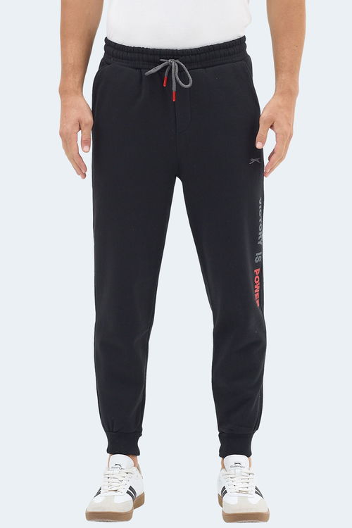 Slazenger NAHAL I Erkek Cepli Siyah Eşofman Altı