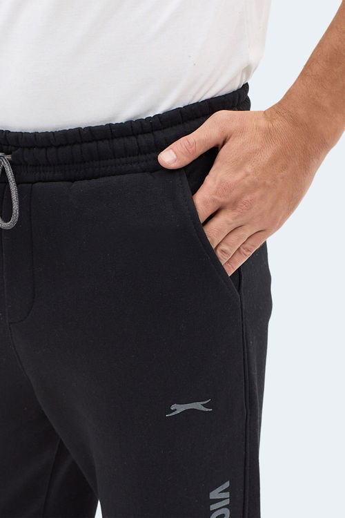 Slazenger NAHAL I Erkek Cepli Siyah Eşofman Altı