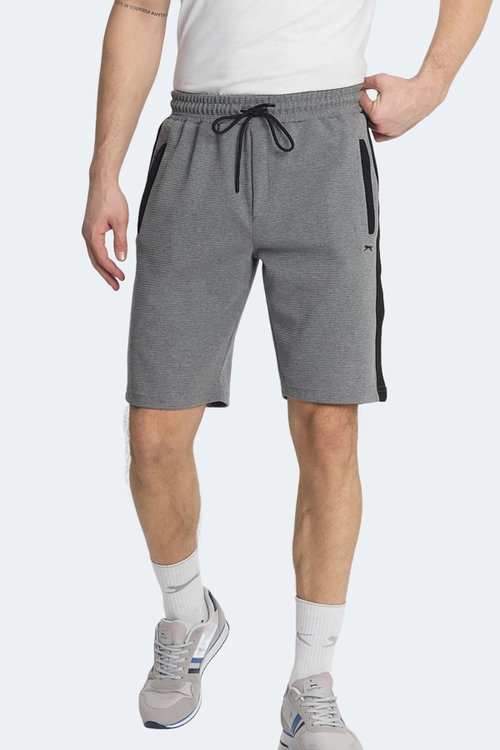 Slazenger NANDO 2 Lİ SET Erkek Siyah - Koyu Gri Şort