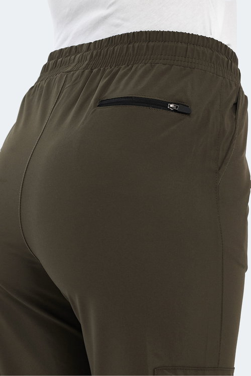 Slazenger NAOKO 2 Lİ SET Kadın Siyah - Haki Eşofman Altı