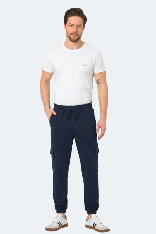 Slazenger NAPOLLA Erkek Cepli Lacivert Eşofman Altı